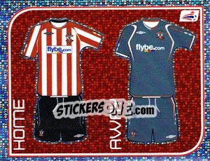 Sticker Southampton Kits - Coca-Cola Championship 2008-2009 n. 456 - Panini