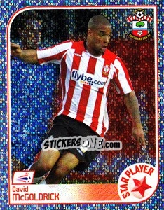 Sticker David McGoldrick - Coca-Cola Championship 2008-2009 n. 458 - Panini
