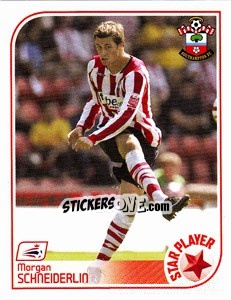 Sticker Morgan Schneiderlin - Coca-Cola Championship 2008-2009 n. 459 - Panini