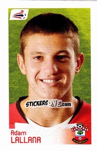Sticker Adam Lallana - Coca-Cola Championship 2008-2009 n. 469 - Panini