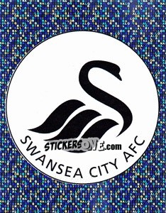 Sticker Swansea City Club Badge - Coca-Cola Championship 2008-2009 - Panini