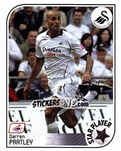 Sticker Darren Pratley - Coca-Cola Championship 2008-2009 n. 480 - Panini