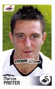 Sticker Marcos Painter - Coca-Cola Championship 2008-2009 n. 486 - Panini