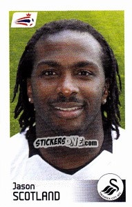 Sticker Jason Scotland - Coca-Cola Championship 2008-2009 n. 490 - Panini