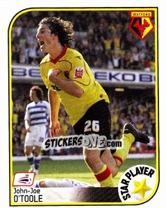 Sticker John-Joe O'Toole - Coca-Cola Championship 2008-2009 n. 503 - Panini