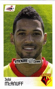 Sticker Jobi McAnuff - Coca-Cola Championship 2008-2009 n. 512 - Panini