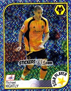 Sticker Michael Kightly - Coca-Cola Championship 2008-2009 n. 523 - Panini