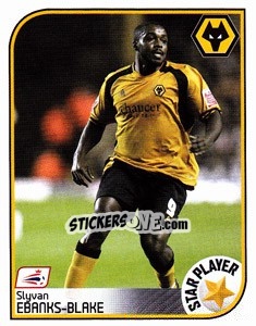 Sticker Sylvan Ebanks-Blake - Coca-Cola Championship 2008-2009 n. 524 - Panini