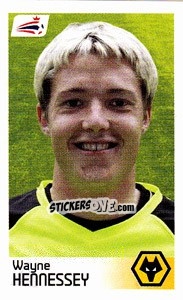 Sticker Wayne Hennessey - Coca-Cola Championship 2008-2009 n. 528 - Panini