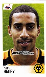 Figurina Karl Henry - Coca-Cola Championship 2008-2009 n. 532 - Panini