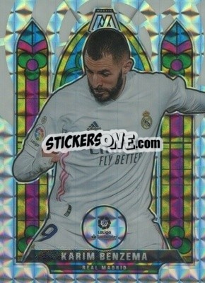 Sticker Karim Benzema - LaLiga Mosaic 2020-2021 - Panini