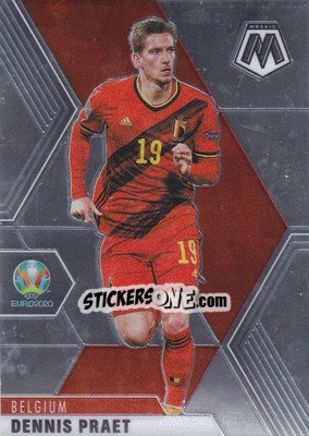 Sticker Dennis Praet - UEFA Euro 2020 Mosaic n. 10 - Panini