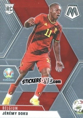 Figurina Jeremy Doku - UEFA Euro 2020 Mosaic - Panini