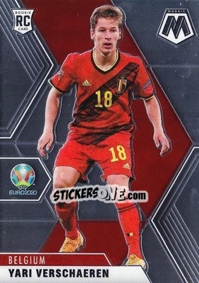 Sticker Yari Verschaeren - UEFA Euro 2020 Mosaic - Panini