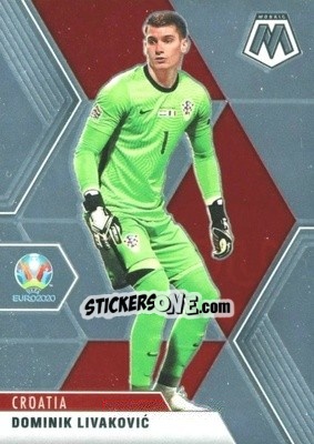 Sticker Dominik Livakovic - UEFA Euro 2020 Mosaic - Panini