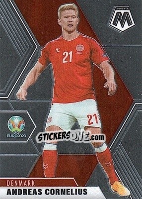 Sticker Andreas Cornelius - UEFA Euro 2020 Mosaic n. 34 - Panini