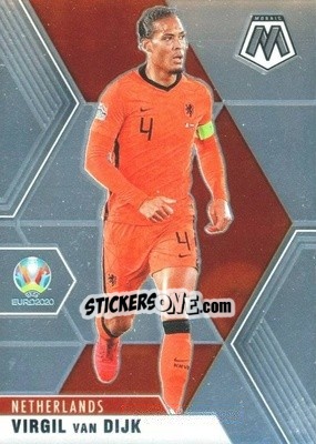 Sticker Virgil van Dijk - UEFA Euro 2020 Mosaic - Panini