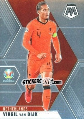 Sticker Virgil van Dijk - UEFA Euro 2020 Mosaic n. 141 - Panini