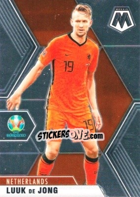 Figurina Luuk de Jong - UEFA Euro 2020 Mosaic - Panini