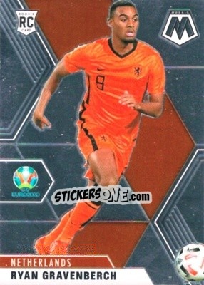 Sticker Ryan Gravenberch - UEFA Euro 2020 Mosaic n. 148 - Panini