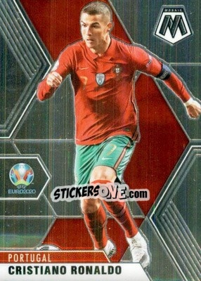 Sticker Cristiano Ronaldo - UEFA Euro 2020 Mosaic n. 160 - Panini