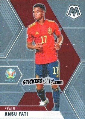 Sticker Ansu Fati - UEFA Euro 2020 Mosaic n. 166 - Panini