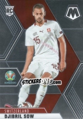 Sticker Djibril Sow - UEFA Euro 2020 Mosaic - Panini