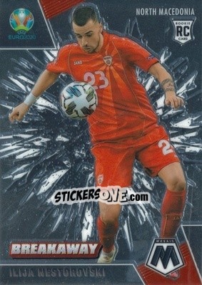 Sticker Ilija Nestorovski - UEFA Euro 2020 Mosaic n. 13b - Panini