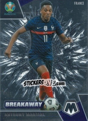 Sticker Anthony Martial - UEFA Euro 2020 Mosaic n. 27b - Panini