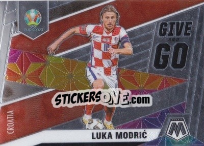 Sticker Luka Modric - UEFA Euro 2020 Mosaic - Panini
