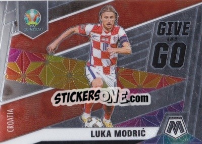 Sticker Luka Modric - UEFA Euro 2020 Mosaic n. 3gg - Panini