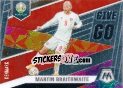 Sticker Martin Braithwaite - UEFA Euro 2020 Mosaic n. 5gg - Panini
