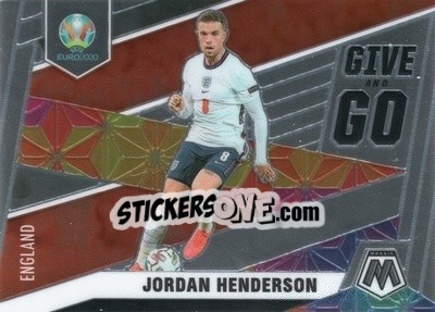 Sticker Jordan Henderson - UEFA Euro 2020 Mosaic - Panini