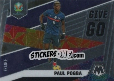 Sticker Paul Pogba - UEFA Euro 2020 Mosaic n. 8gg - Panini