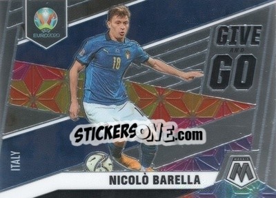 Cromo Nicolo Barella - UEFA Euro 2020 Mosaic - Panini