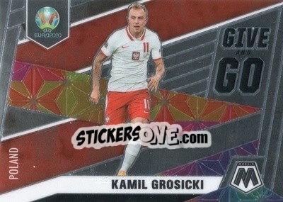 Cromo Kamil Grosicki - UEFA Euro 2020 Mosaic - Panini