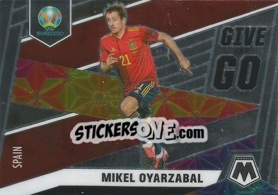 Cromo Mikel Oyarzabal - UEFA Euro 2020 Mosaic n. 19gg - Panini