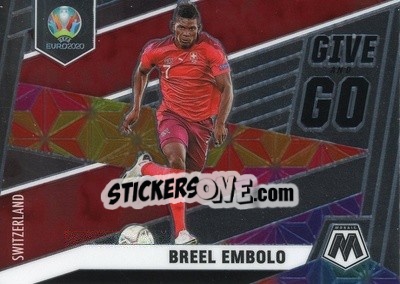 Cromo Breel Embolo - UEFA Euro 2020 Mosaic - Panini