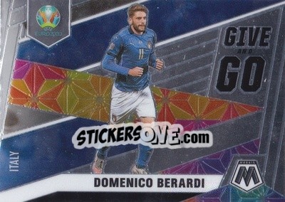 Cromo Domenico Berardi - UEFA Euro 2020 Mosaic - Panini