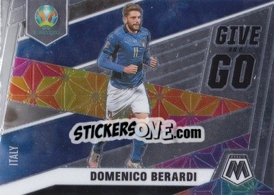 Sticker Domenico Berardi - UEFA Euro 2020 Mosaic n. 29gg - Panini