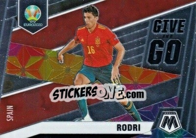 Sticker Rodri - UEFA Euro 2020 Mosaic - Panini