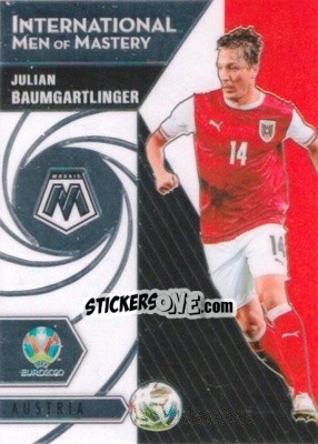 Sticker Julian Baumgartlinger - UEFA Euro 2020 Mosaic - Panini