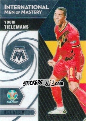 Sticker Youri Tielemans - UEFA Euro 2020 Mosaic n. 2i - Panini