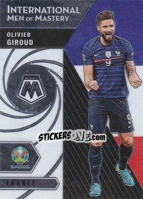 Sticker Olivier Giroud - UEFA Euro 2020 Mosaic - Panini