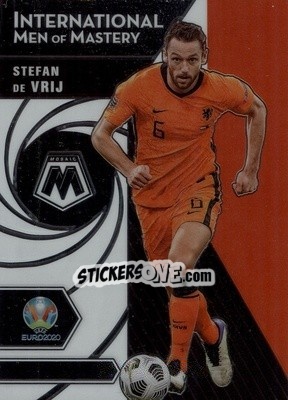 Sticker Stefan de Vrij - UEFA Euro 2020 Mosaic n. 12i - Panini