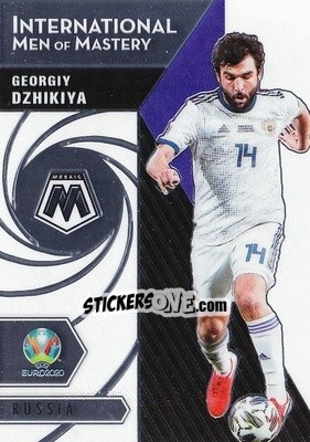 Sticker Georgi Dzhikiya - UEFA Euro 2020 Mosaic - Panini