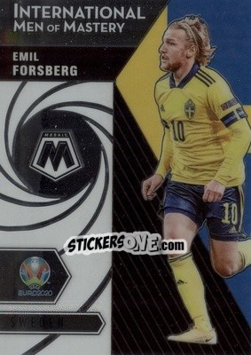 Sticker Emil Forsberg - UEFA Euro 2020 Mosaic n. 20i - Panini