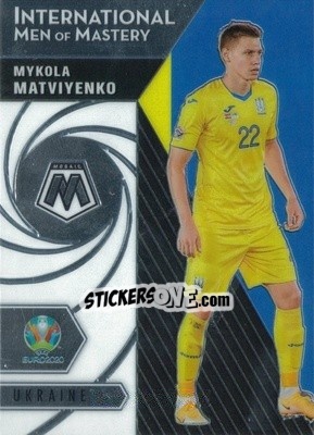 Cromo Mykola Matviyenko - UEFA Euro 2020 Mosaic - Panini