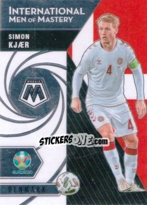 Sticker Simon Kjaer - UEFA Euro 2020 Mosaic n. 27i - Panini