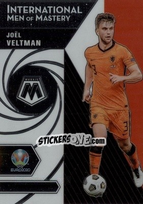 Sticker Joel Veltman - UEFA Euro 2020 Mosaic - Panini